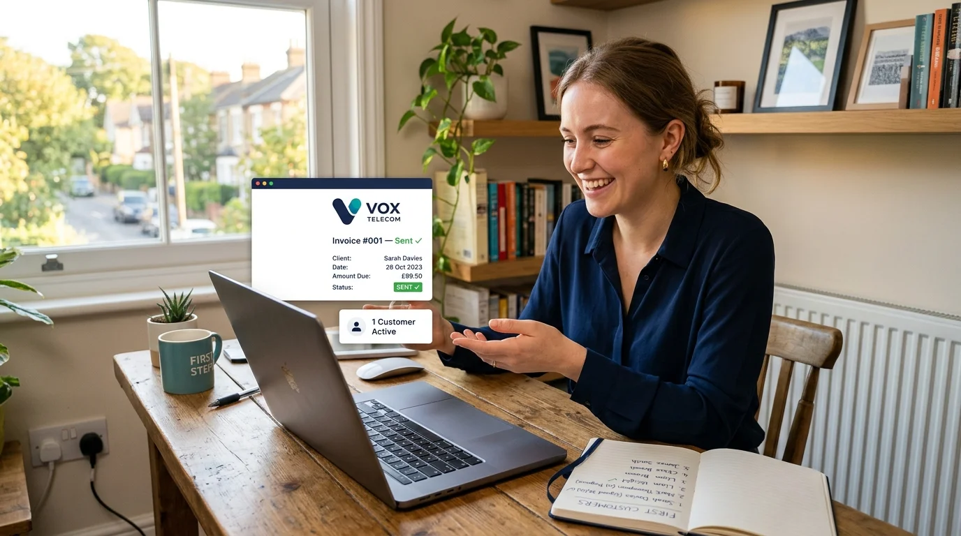 New telecoms reseller getting started with billing